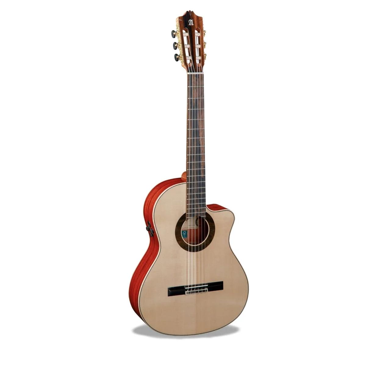 Alhambra green sustain ctw e8 chitarra classica elettrificata con custodia