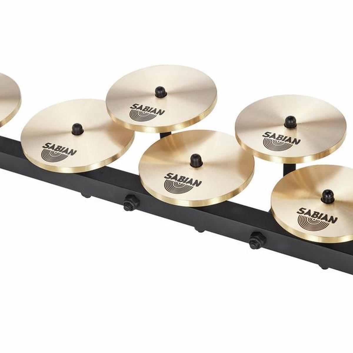 Sabian 50403hb set di crotali high octave con supporto (13 note)