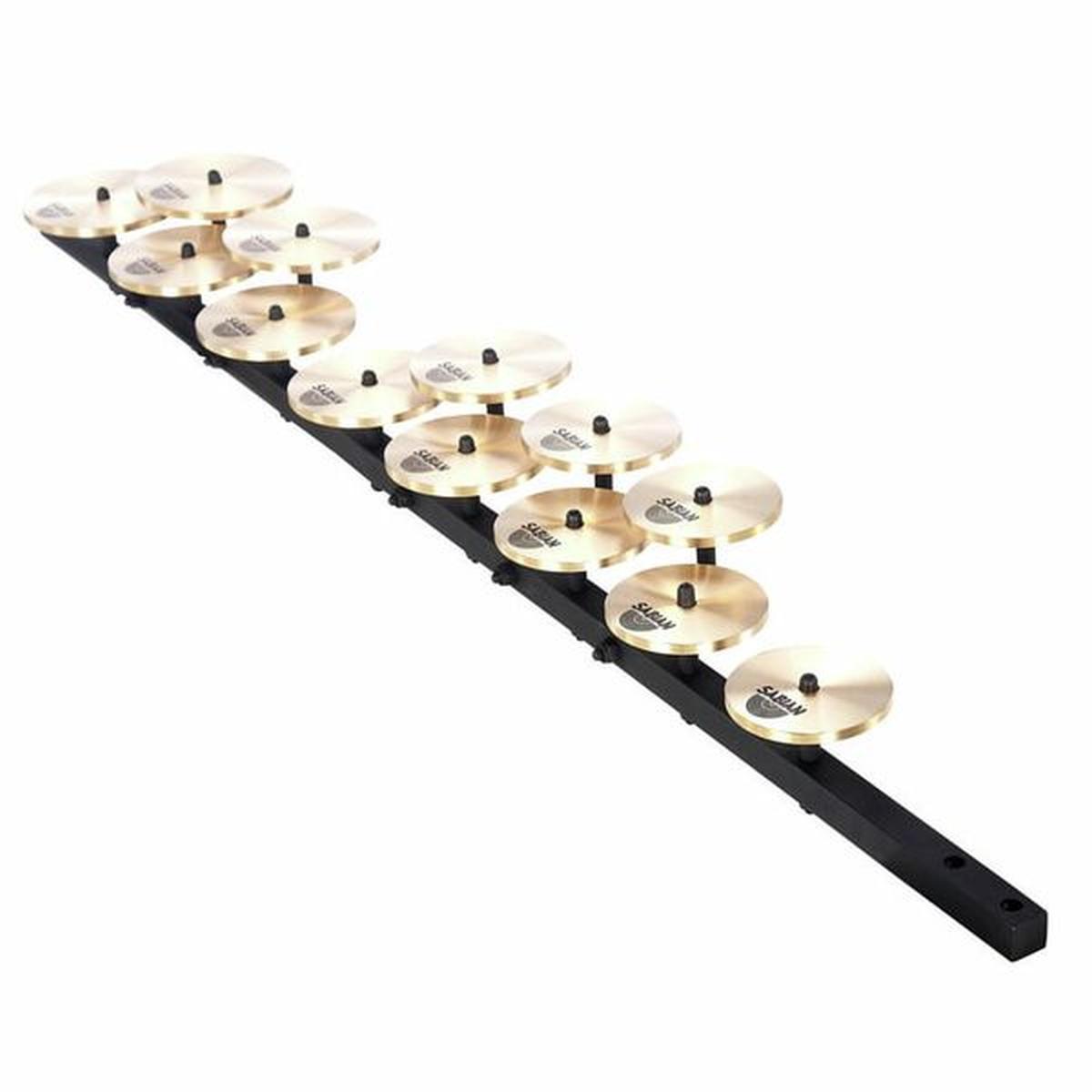 Sabian 50403hb set di crotali high octave con supporto (13 note)