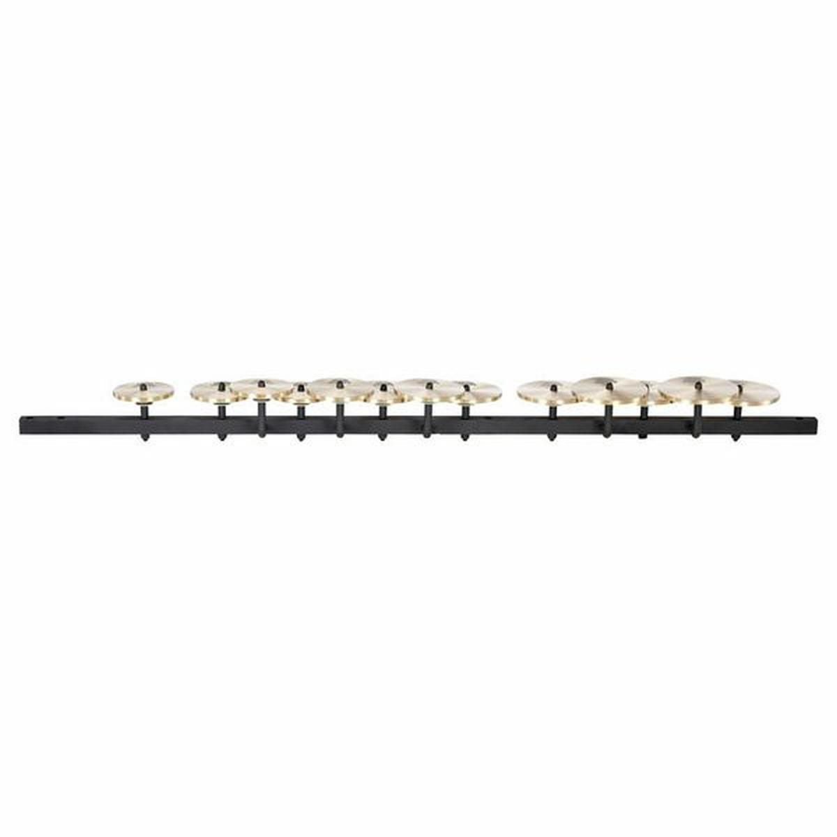 Sabian 50403hb set di crotali high octave con supporto (13 note)