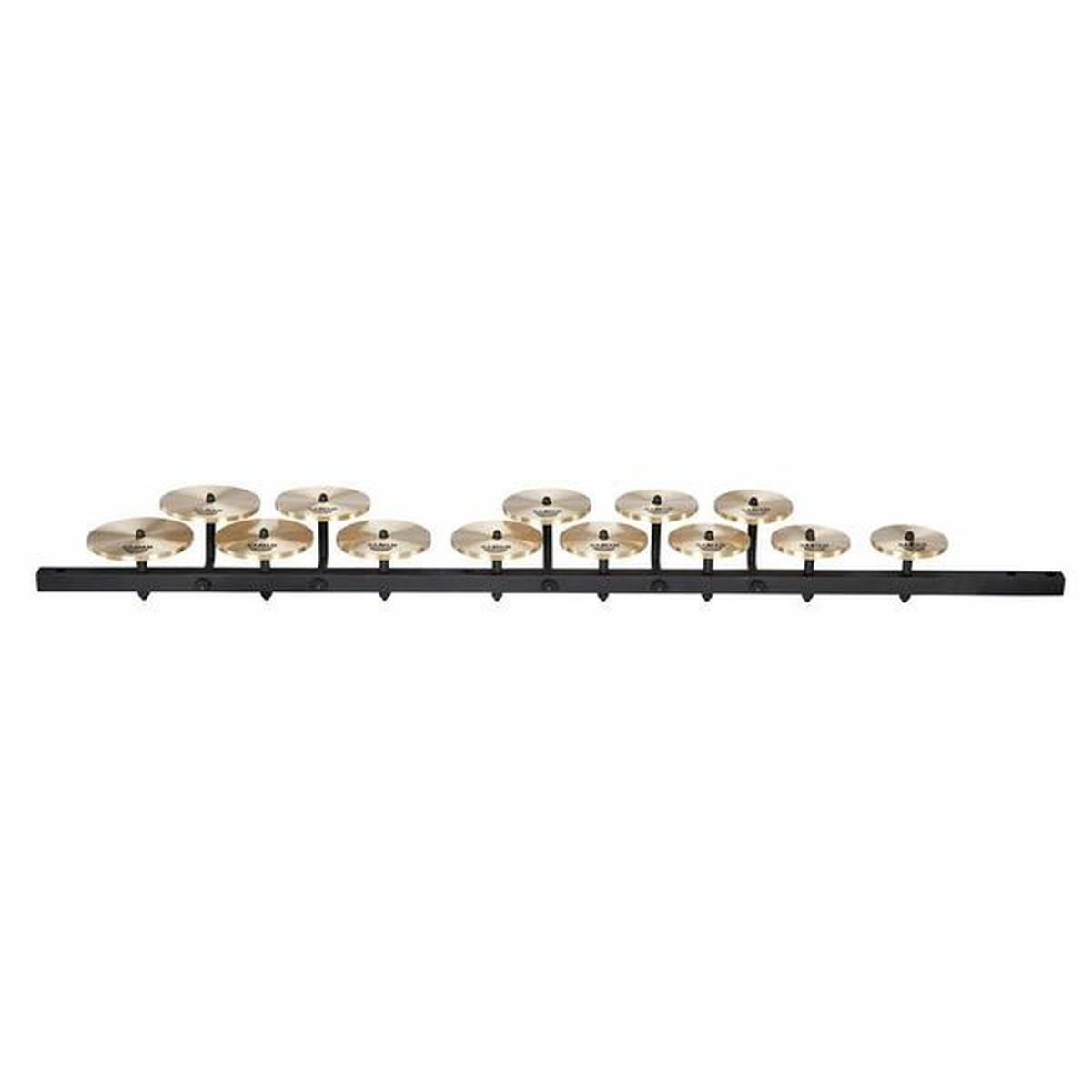 Sabian 50403hb set di crotali high octave con supporto (13 note)