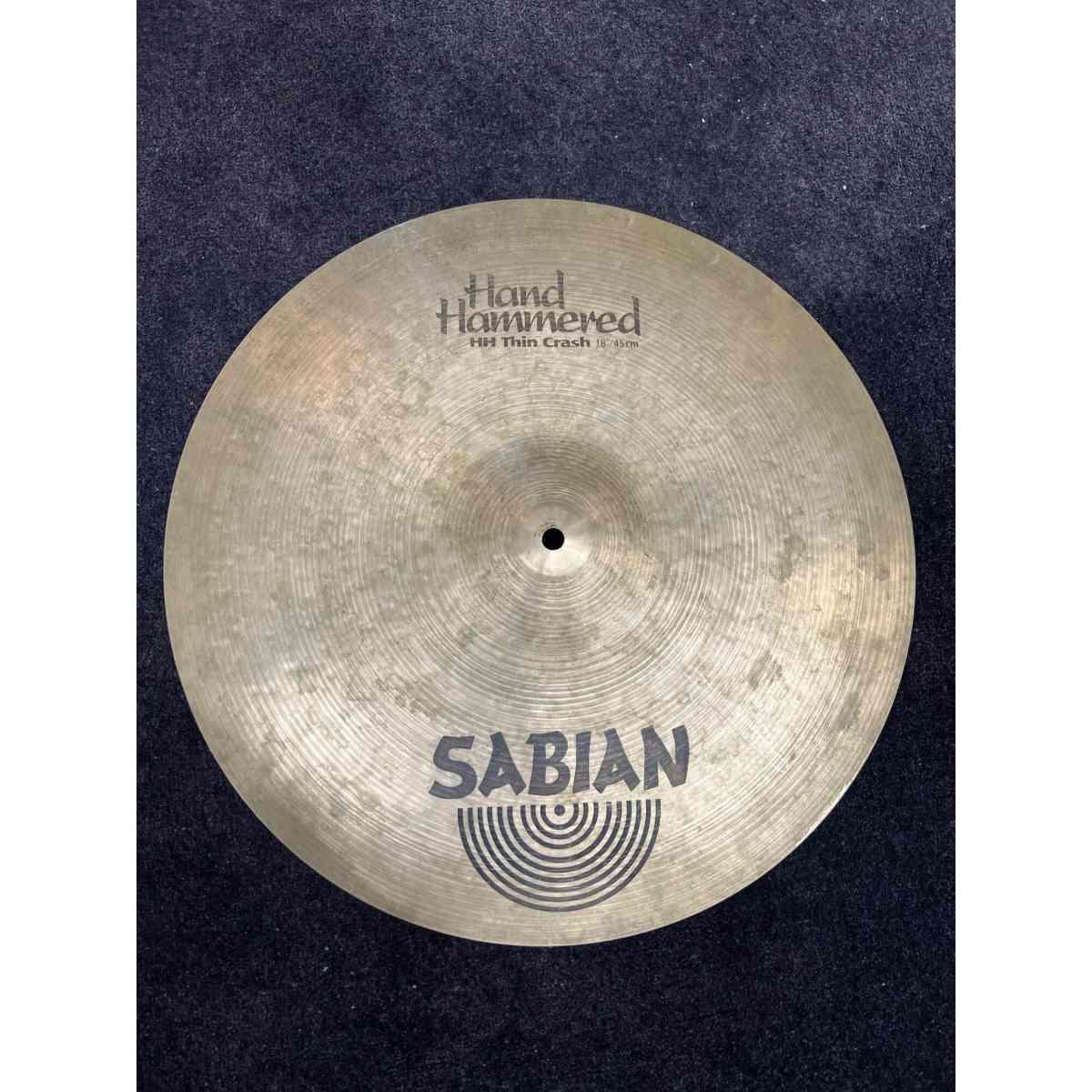 Sabian hand hammered thin crash 18 - usato garantito