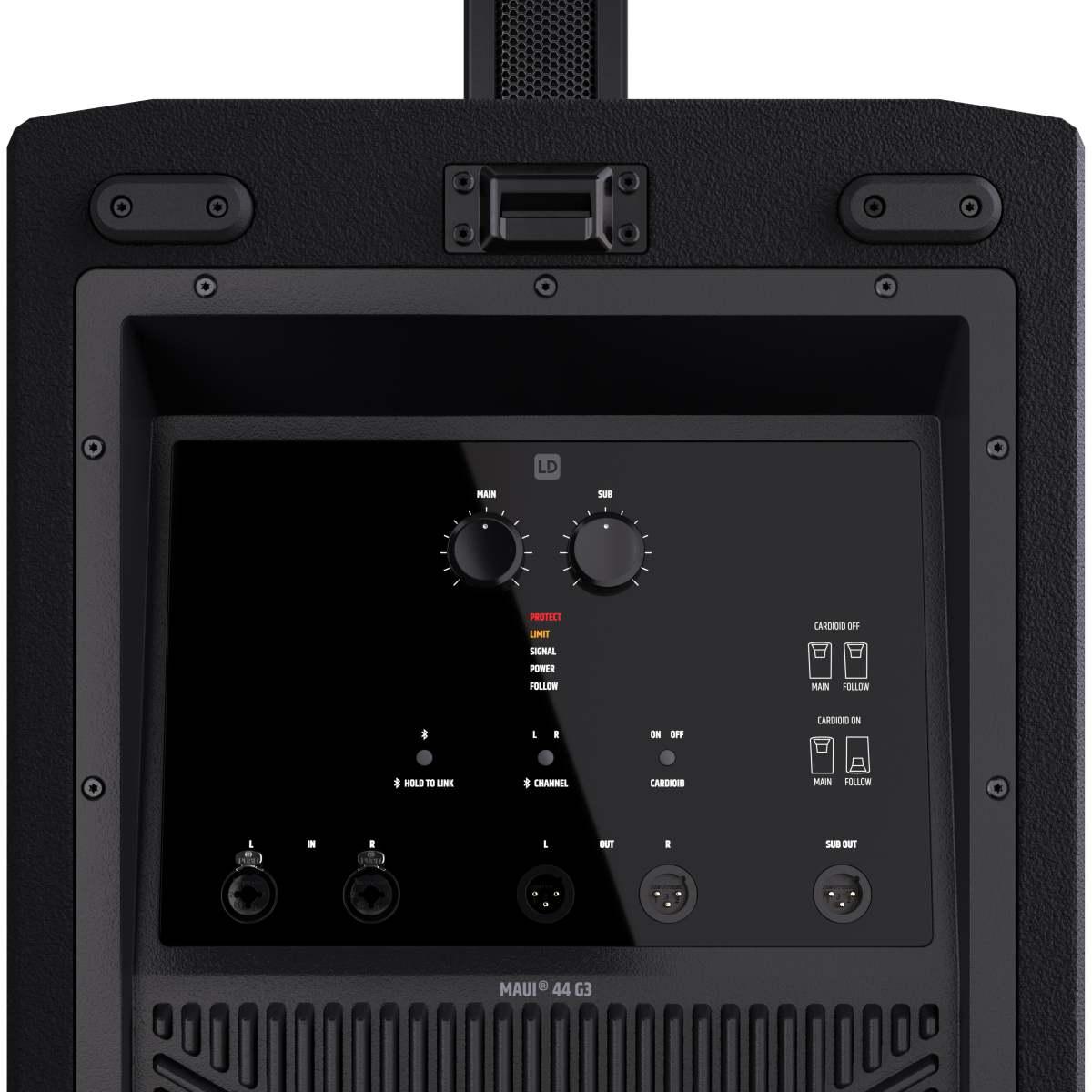 LD SYSTEMS MAUI 44 G3 Sistema PA a Colonna Attivo a 4 Vie da 3600W
