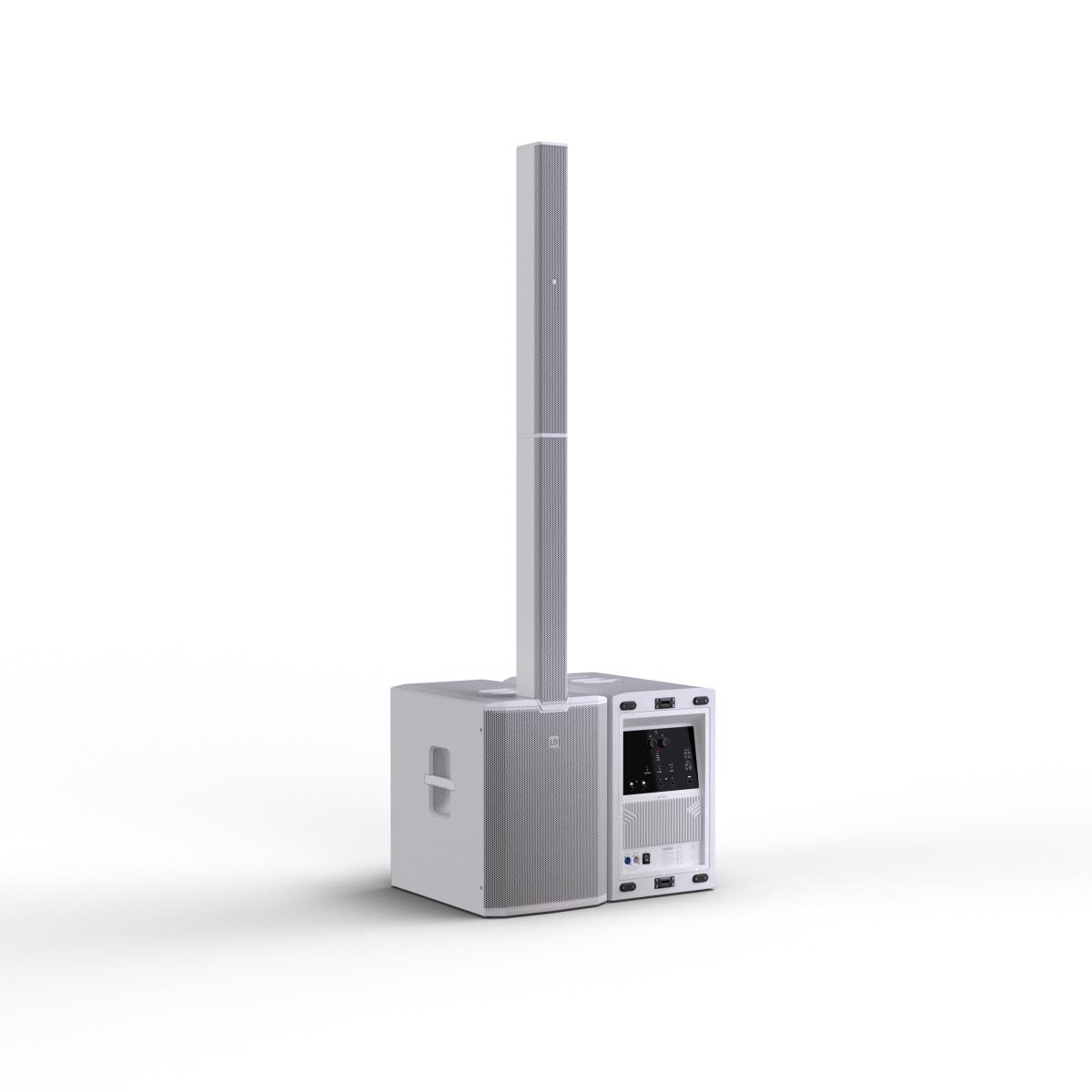 LD SYSTEMS MAUI 44 G3 White  Sistema PA a Colonna Attivo a 4 Vie da 3600 W