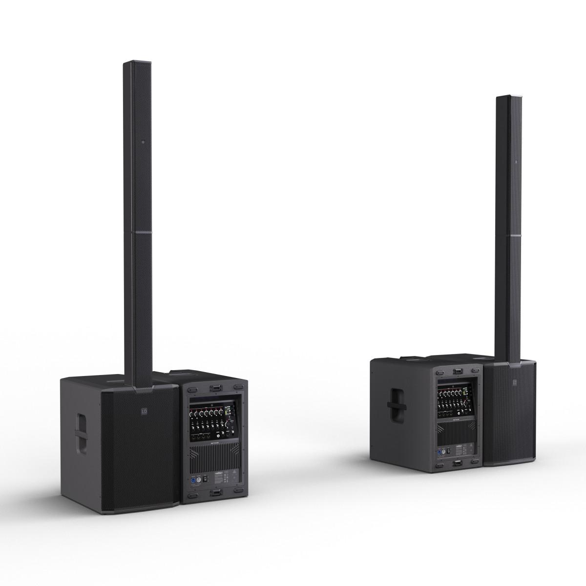 LD SYSTEMS MAUI 44 G3 MIX  Sistema PA a Colonna Attivo a 4 Vie da 3600 W con Mixer Digitale a 8 Canali