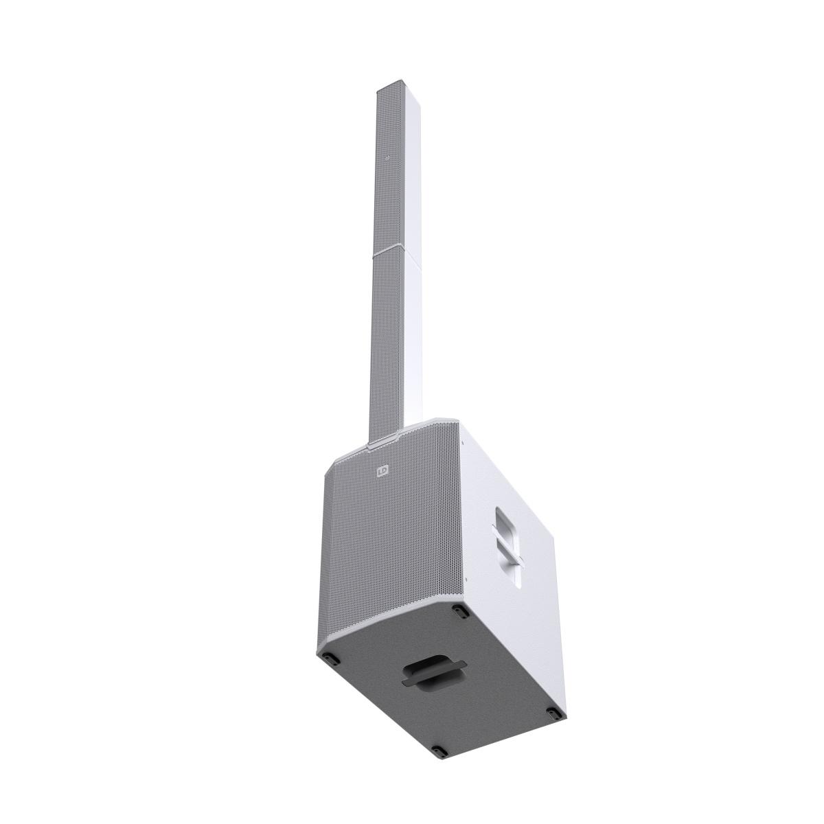 LD SYSTEMS MAUI 44 G3 MIX White  Sistema PA a Colonna Attivo a 4 Vie da 3600 W con Mixer Digitale a 8 Canali