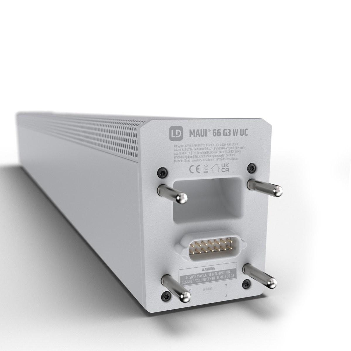 LD SYSTEMS MAUI 66 G3 White  Sistema PA a Colonna Attivo a 4 Vie da 3800 W  Bianco