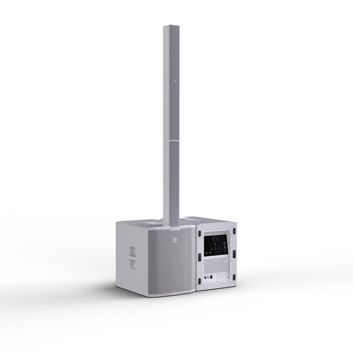 LD SYSTEMS MAUI 66 G3 White  Sistema PA a Colonna Attivo a 4 Vie da 3800 W  Bianco