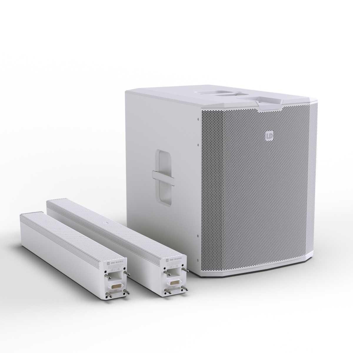 LD SYSTEMS MAUI 66 G3 White  Sistema PA a Colonna Attivo a 4 Vie da 3800 W  Bianco