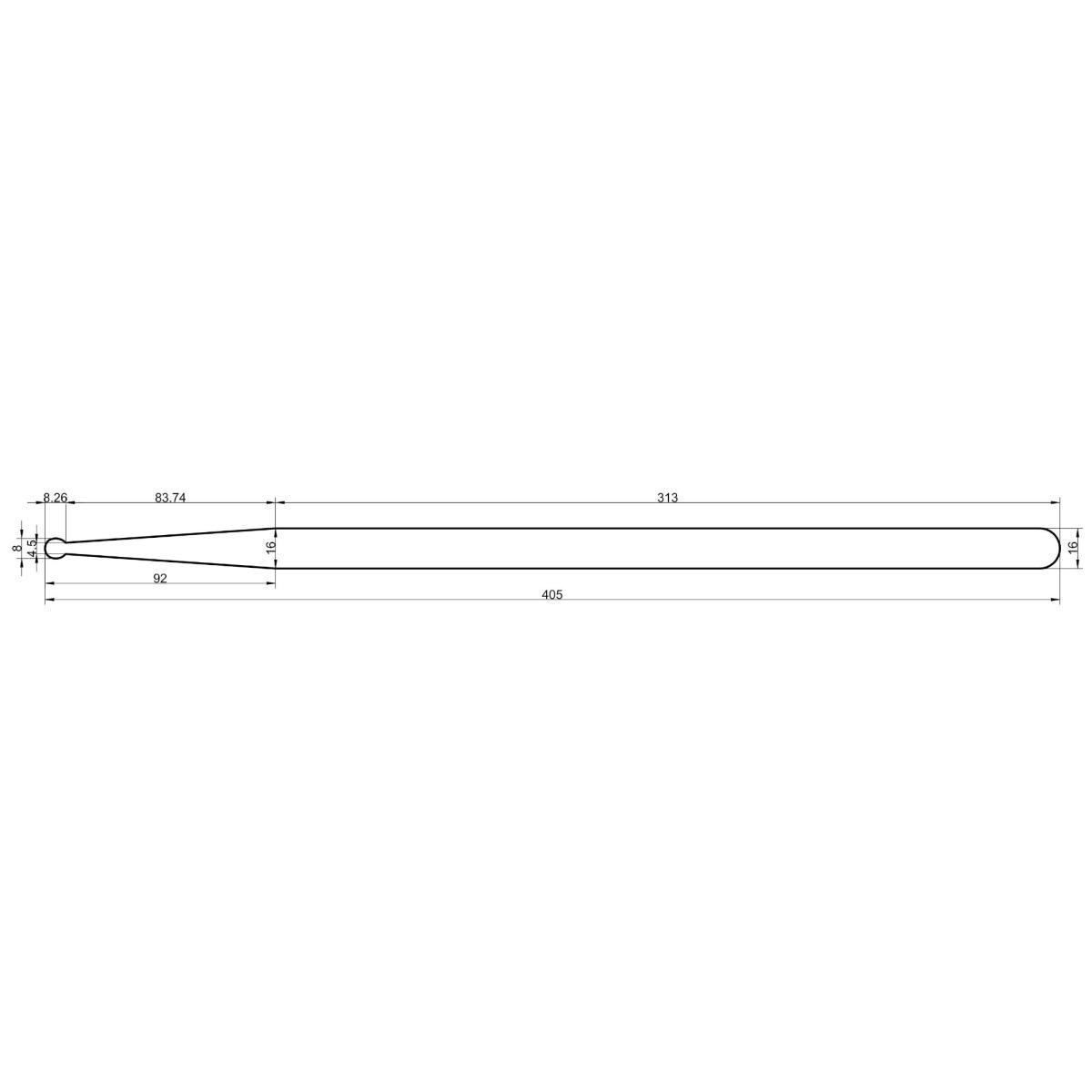Rohema 618121 concert piano coppia di bacchette