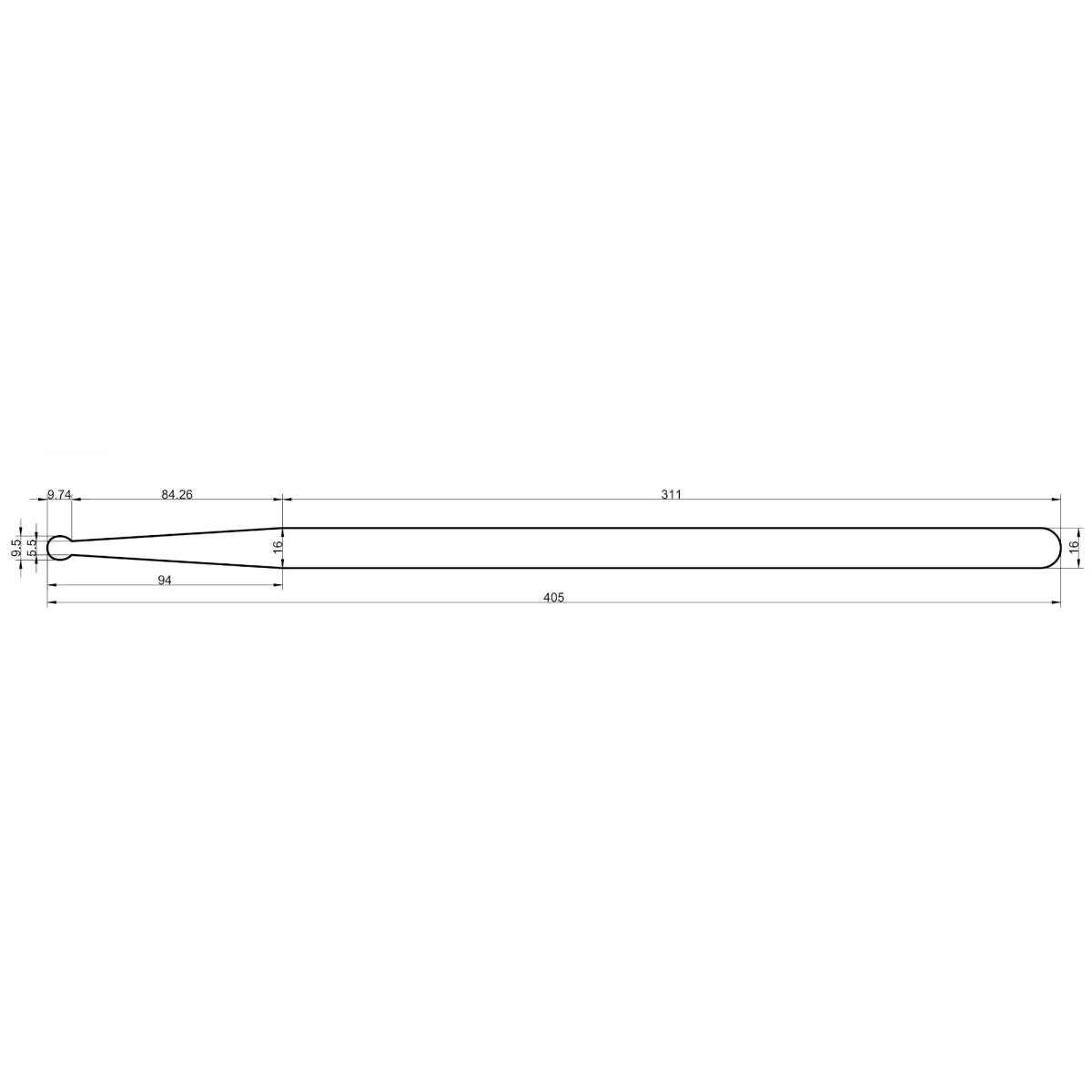 Rohema 618120 concert mezzo coppia di bacchette