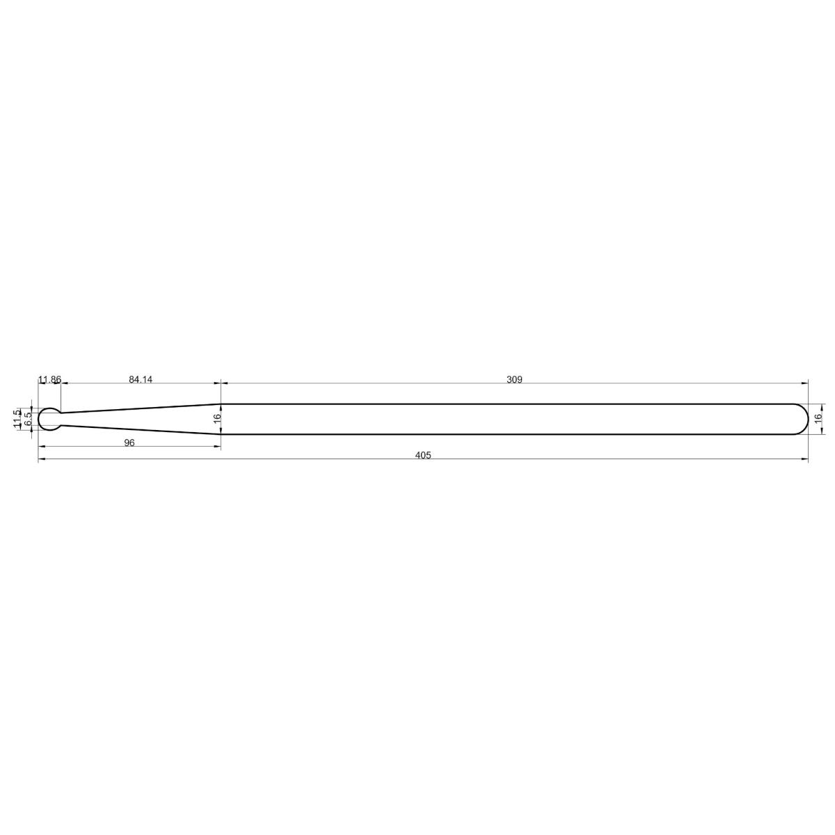 Rohema 618119 concert forte coppia di bacchette