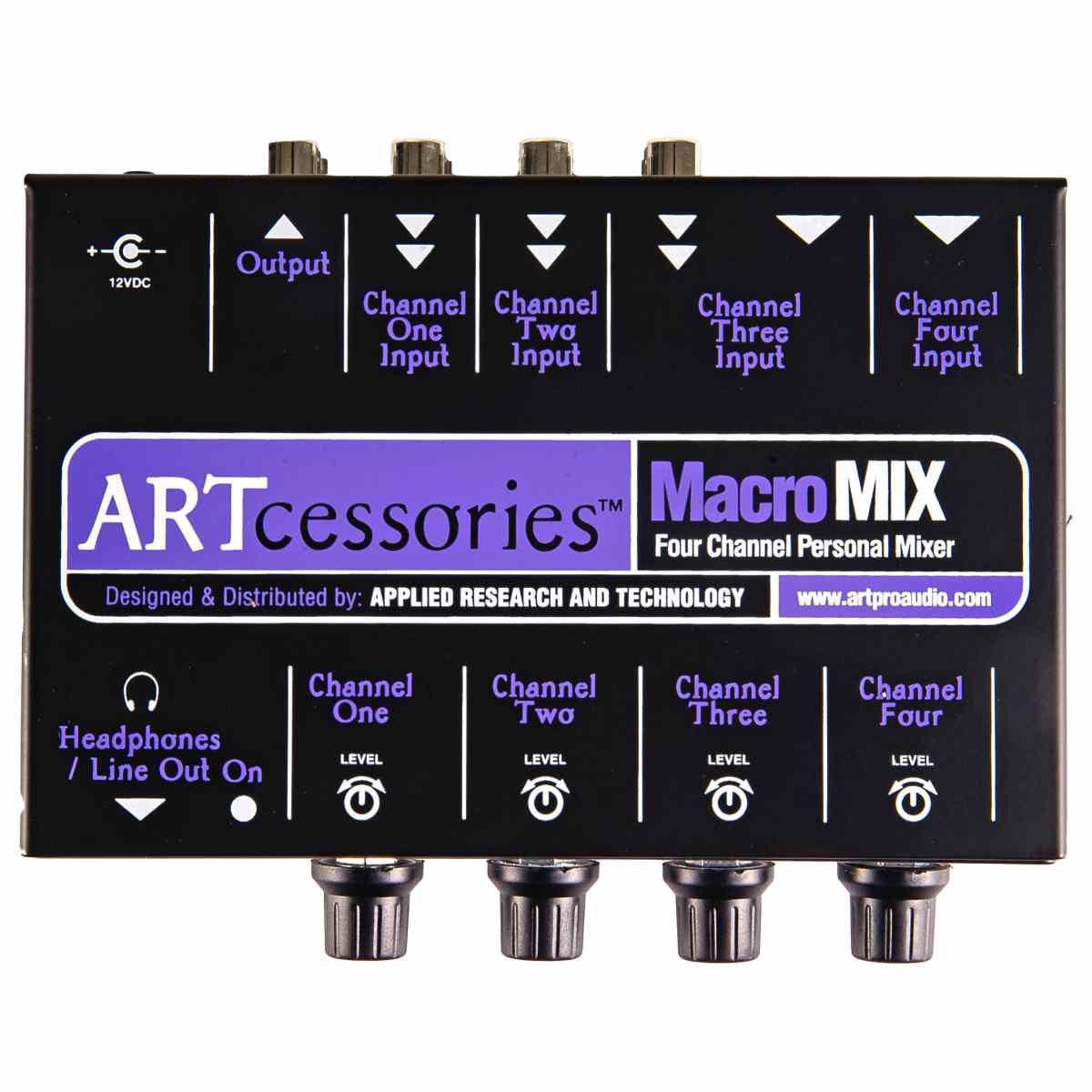 ART Macromix Mixer Analogico 4 Canali Compatto