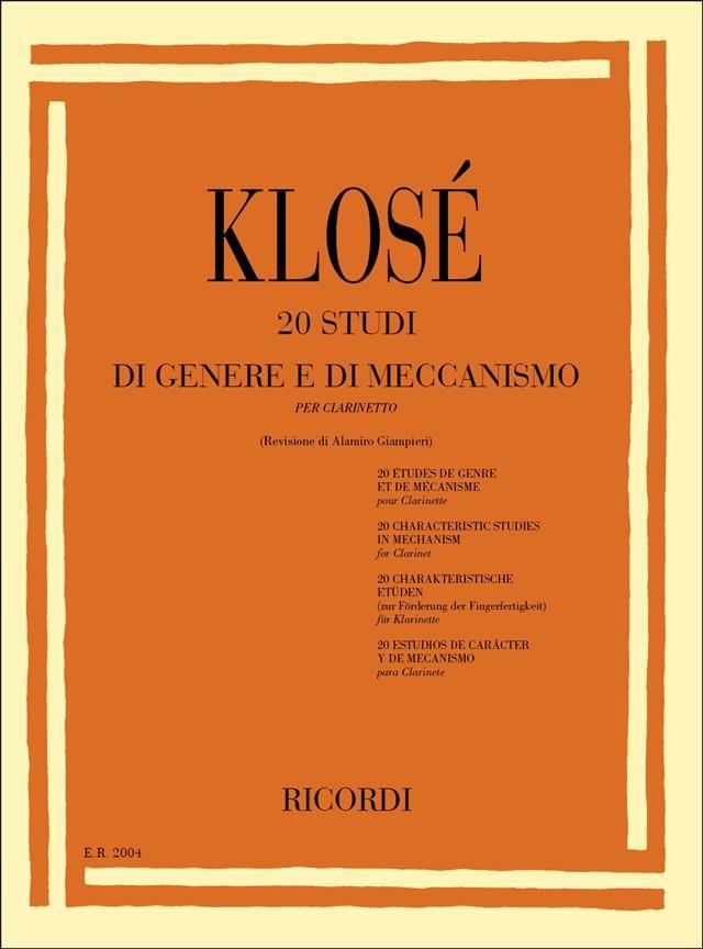 20 studi di genere e di meccanismo klose(giampieri)  27