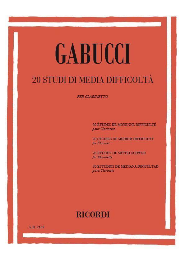 20 studi di media difficolta' gabucci