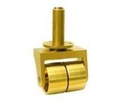 Ruote per p.f. a coda ottone con innesto