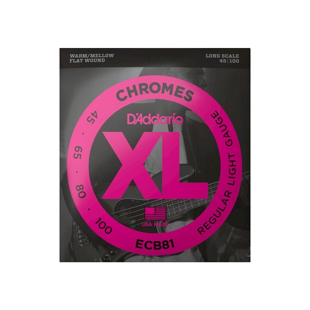 D'addario ecb81 set corde basso elettrico