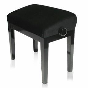 Discacciati 105 panca pianoforte nera lucida