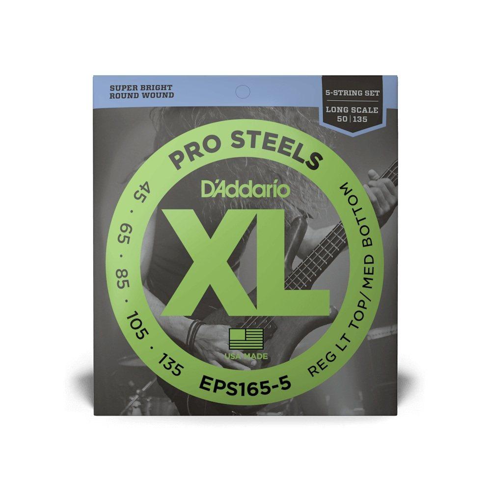 D'addario eps165/5 set corde basso elettrico