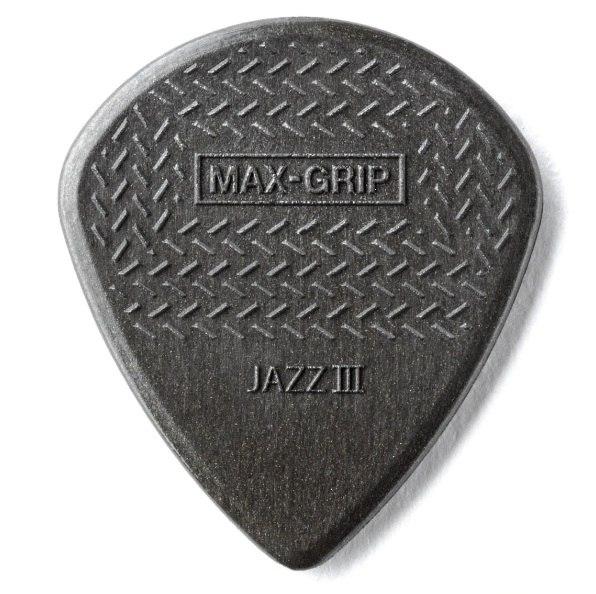 Dunlop 471-3c jazz iii plettro carbon fiber max grip