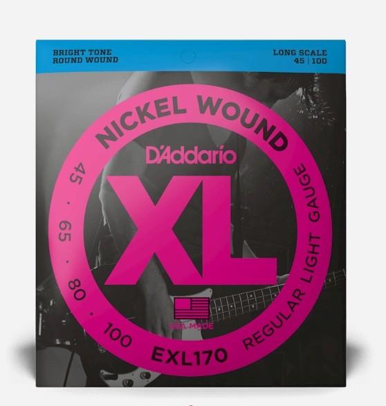 D'addario exl170 set corde basso elettrico