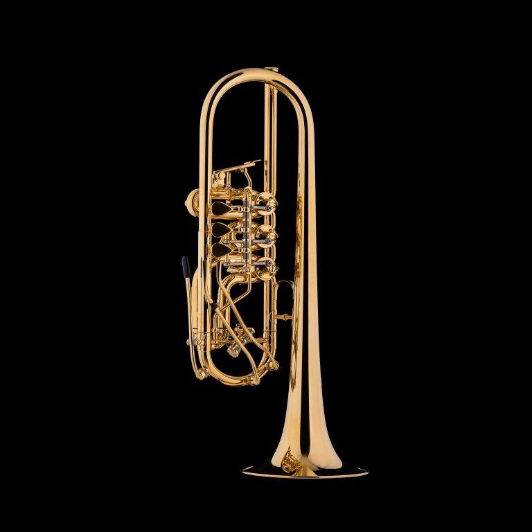 SCHAGERL " BERLIN HEAVY" Z  MEISTER TROMBA IN DO GOLD PLATED SN 10752