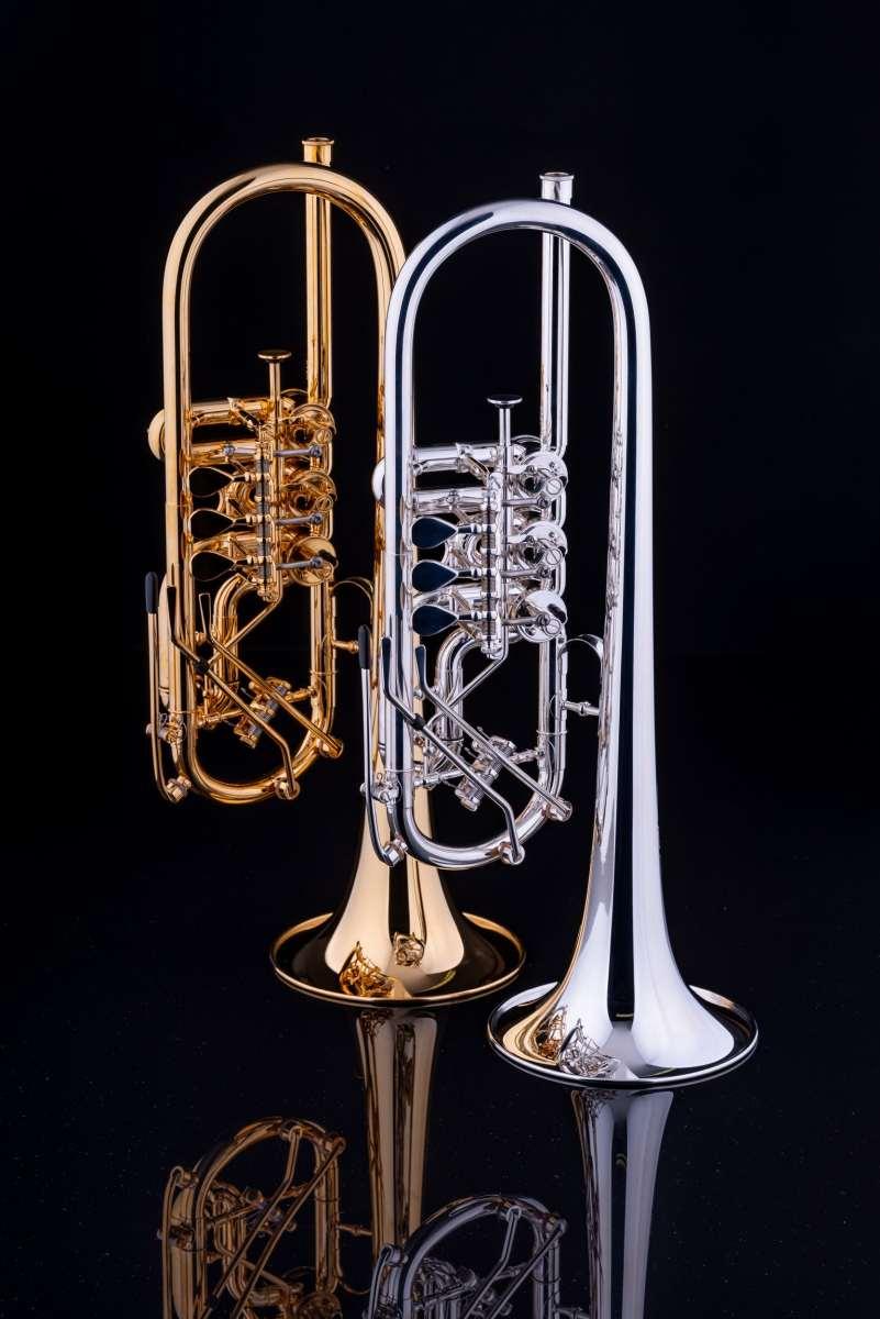 SCHAGERL " BERLIN HEAVY" Z  MEISTER TROMBA IN DO GOLD PLATED SN 10752