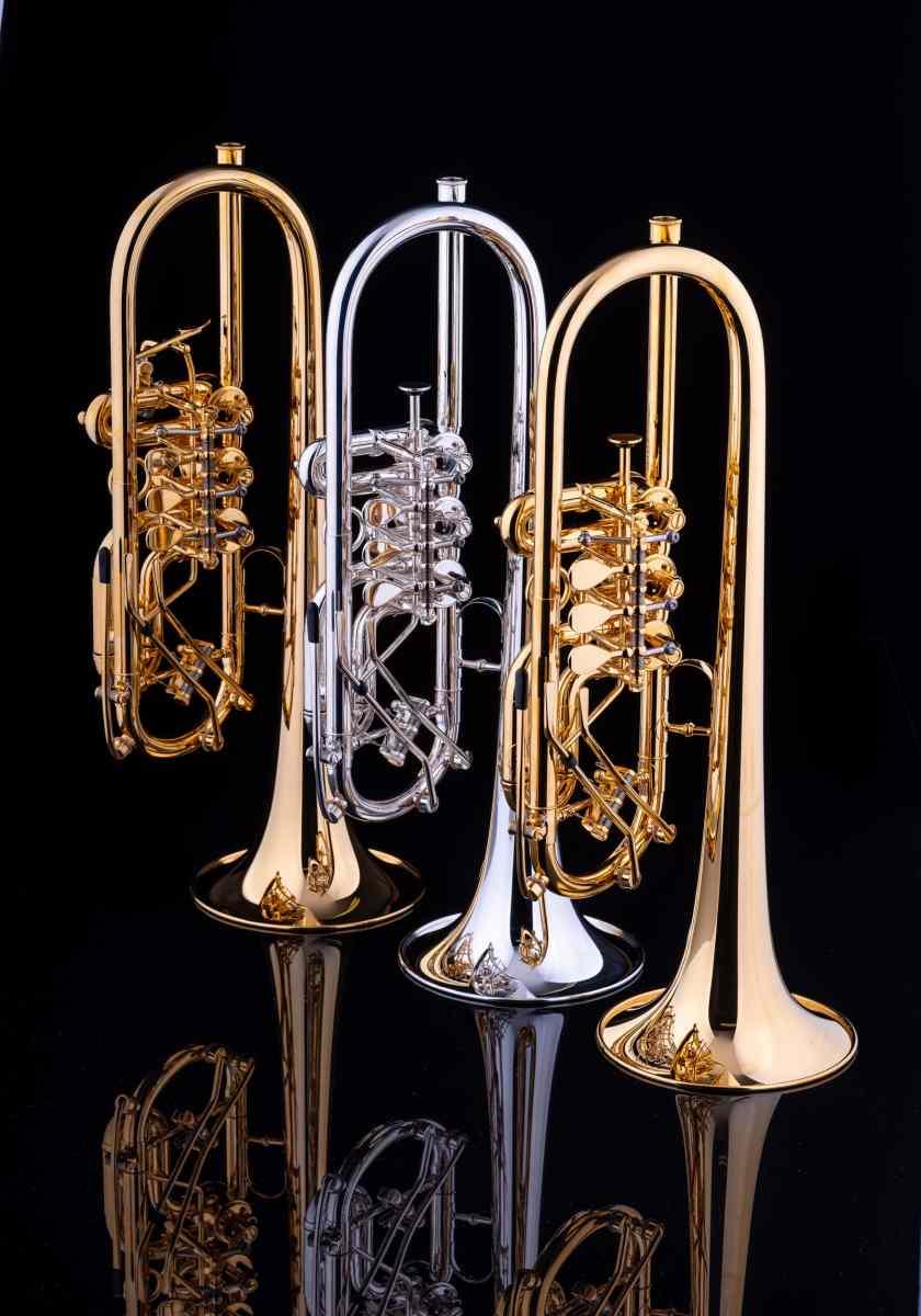 SCHAGERL " BERLIN HEAVY" Z  MEISTER TROMBA IN DO GOLD PLATED SN 10752