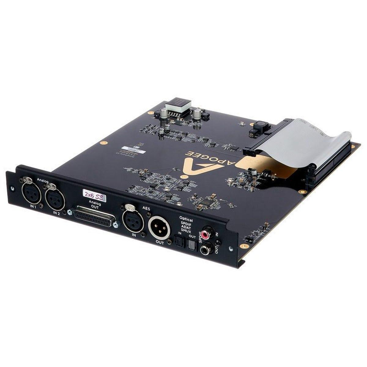 Apogee modulo 2 analog in e 6 out + aes/optical i/o se